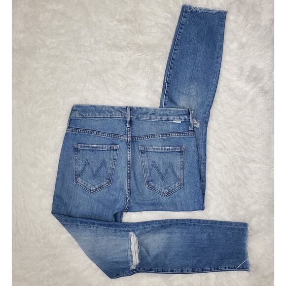 Mother High Waisted Looker Ankle Fray Jeans 26 / 2 - Picture 11 of 12